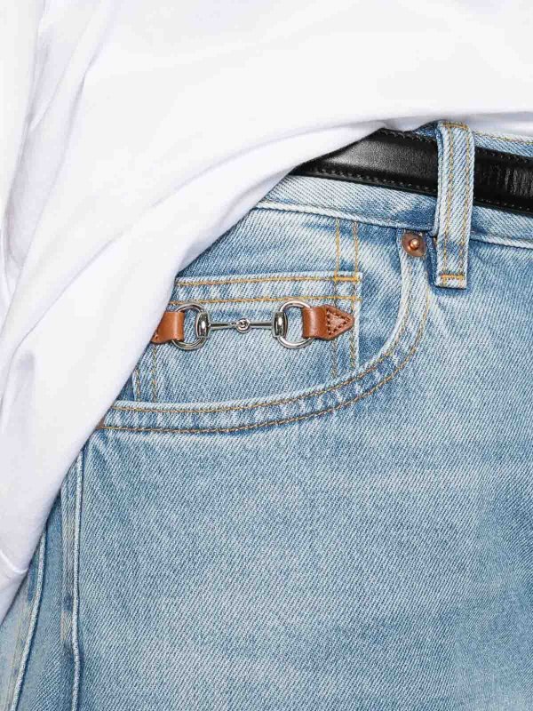 The Best Shops GUCCI: straight leg jeans - Mid Rise Flare Pants