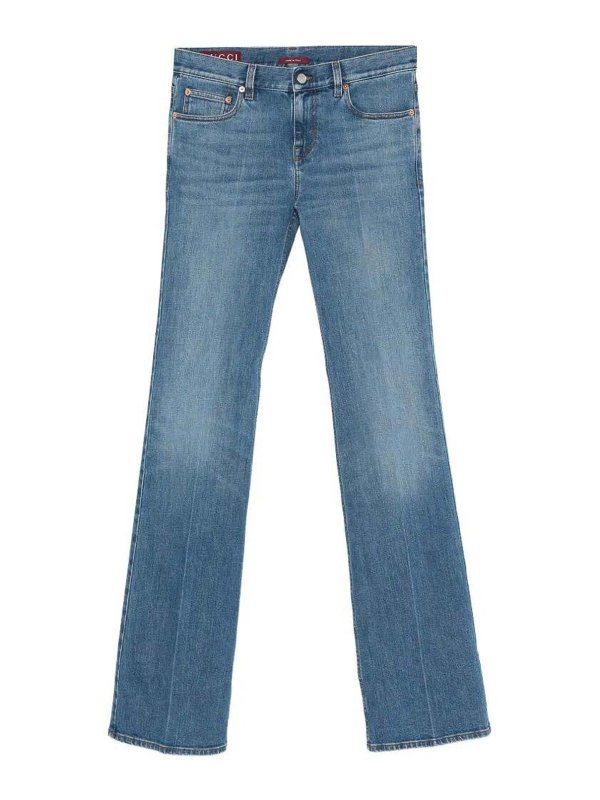 GUCCI: flared jeans - Flare Pants
