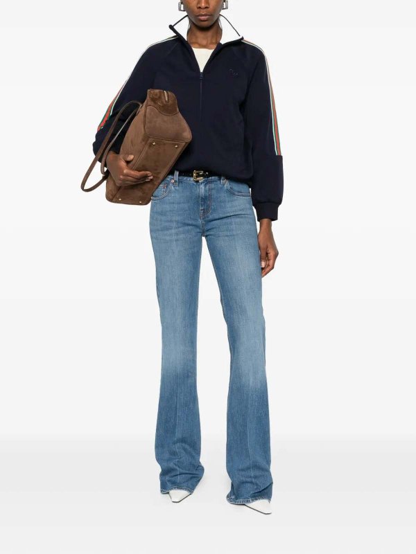 GUCCI: flared jeans online - Flare Pants