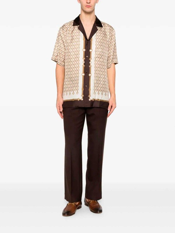GUCCI: shirts online - Disco Bowling Shirt