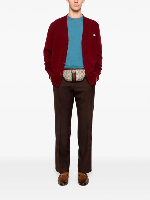 GUCCI: cardigans online - Long Sleeve Cardigan