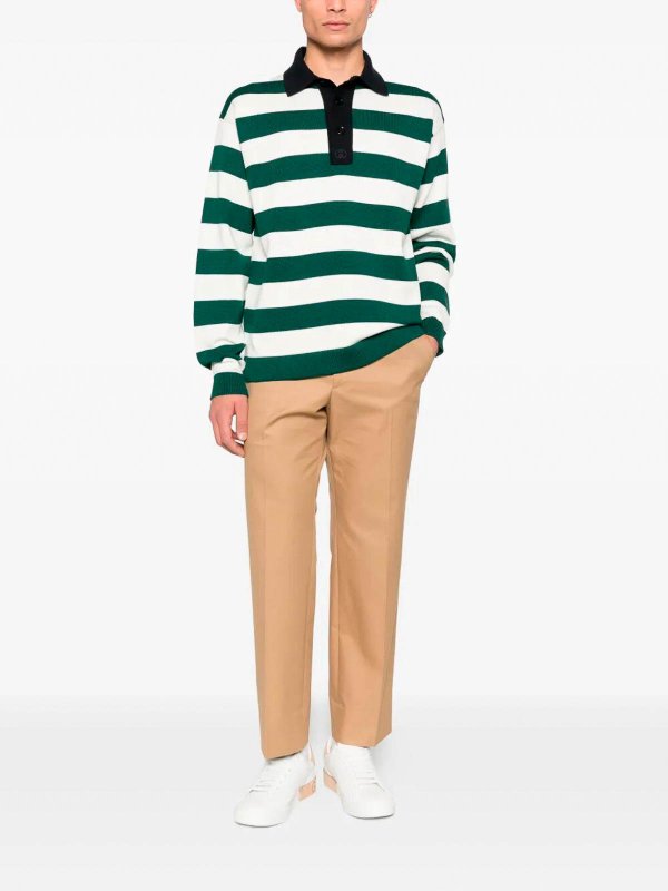 GUCCI: polo shirts online - Long Sleeve Polo