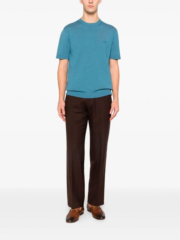 GUCCI: Sweatshirts & Sweaters online - Short Sleeve Crew-Neck Sweater