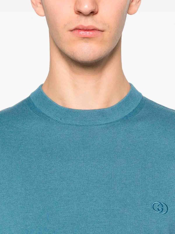 Short Sleeve Crew-Neck Sweater shop online: GUCCI