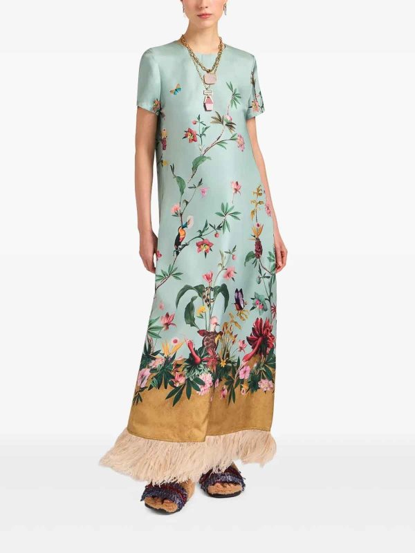 Swing Dress With Feathers Replica 
online: LA DOUBLEJ