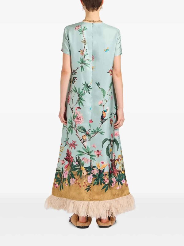 LA DOUBLEJ buy online Swing Dress With Feathers