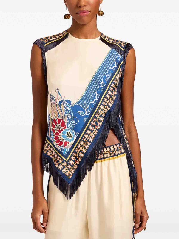 The Best Shops LA DOUBLEJ: Tops & Tank tops - Scarf Top