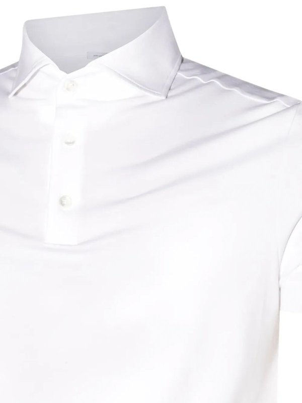 The Best Shops MALO: Poloshirts - Poloshirt - Weiß