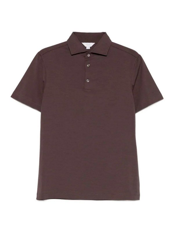 MALO: Poloshirts - Poloshirt - Braun