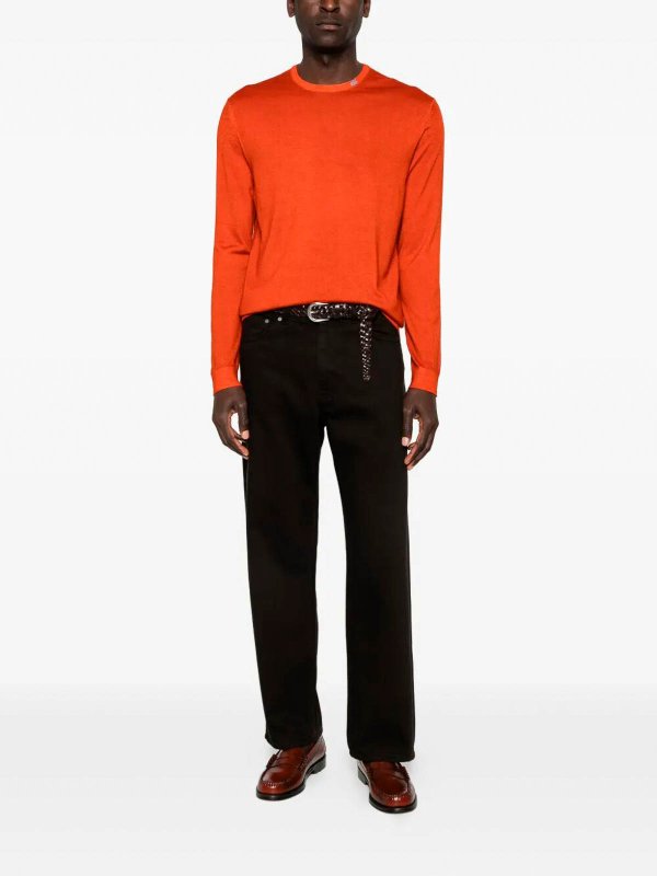 MALO: クルーネック online - クルーネック - オレンジ