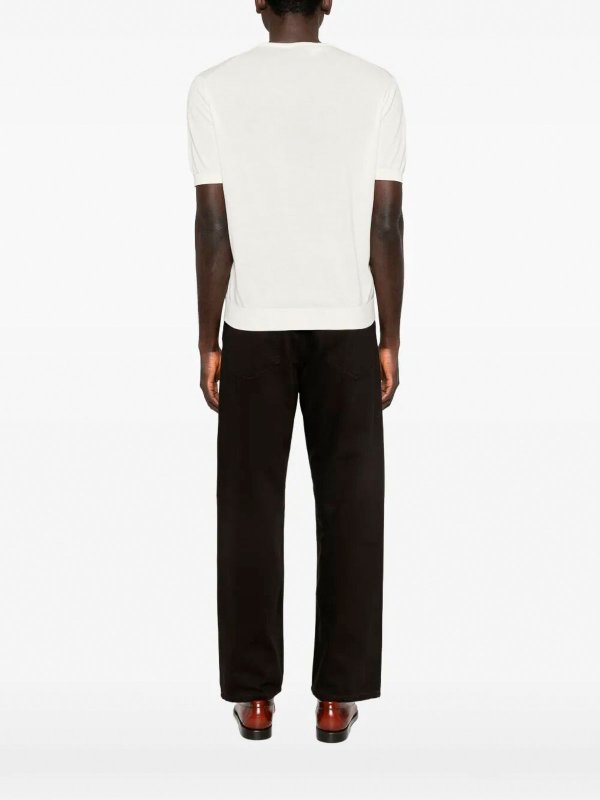 Rundhalspullover - Weiß shop online: MALO