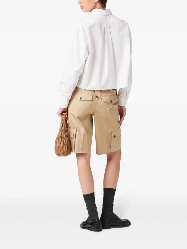 Cropped Shirt shop online: MIU MIU