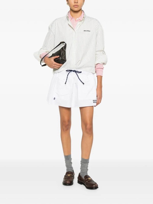 MIU MIU: shirts online - Striped Shirt