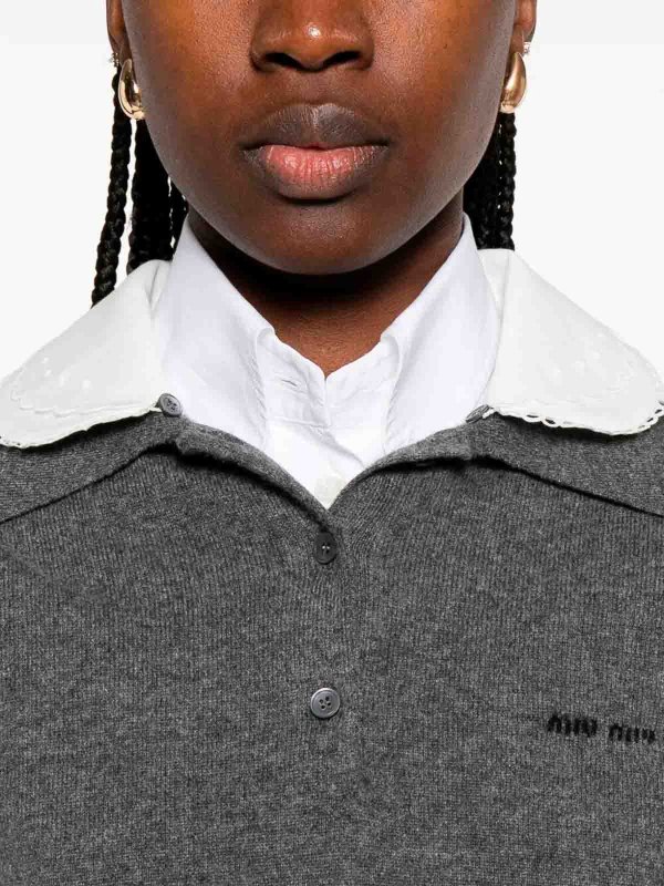 The Best Shops MIU MIU: polo shirts - Polo Neck Sweater