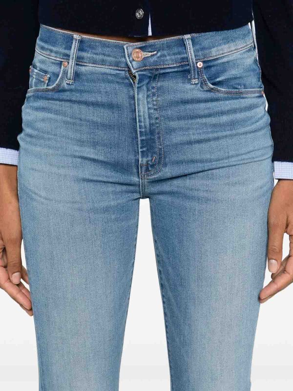 ストレートジーンズ - ブルー shop online: MOTHER