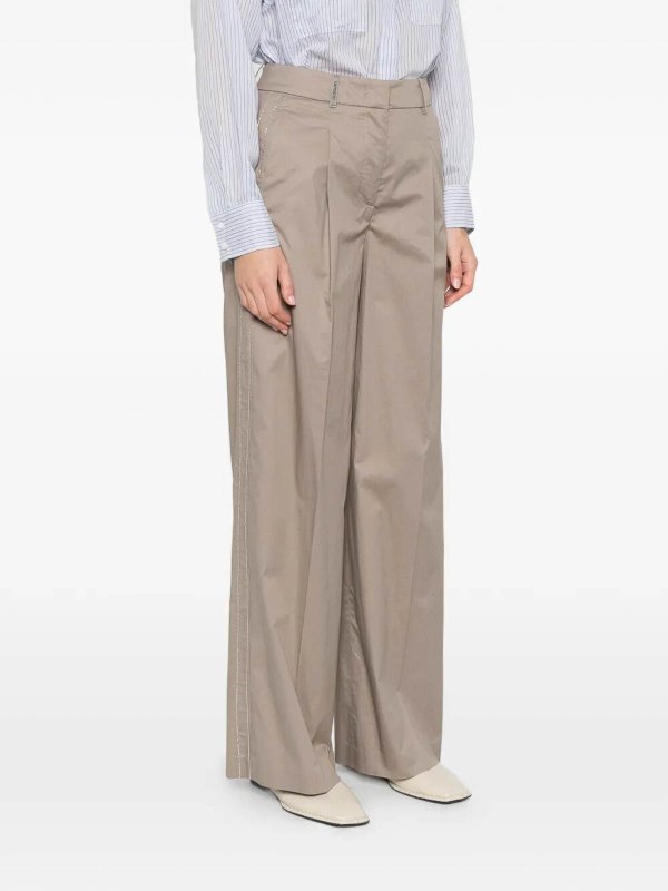 カジュアルパンツ - ダークグレー shop online: PESERICO