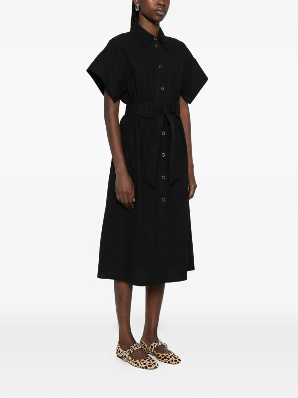 膝丈ドレス - 黒 shop online: Pinko