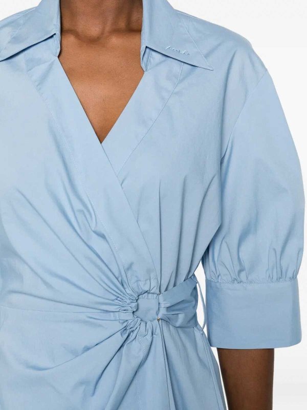 Knielanges Kleid - Hellblau shop online: Pinko