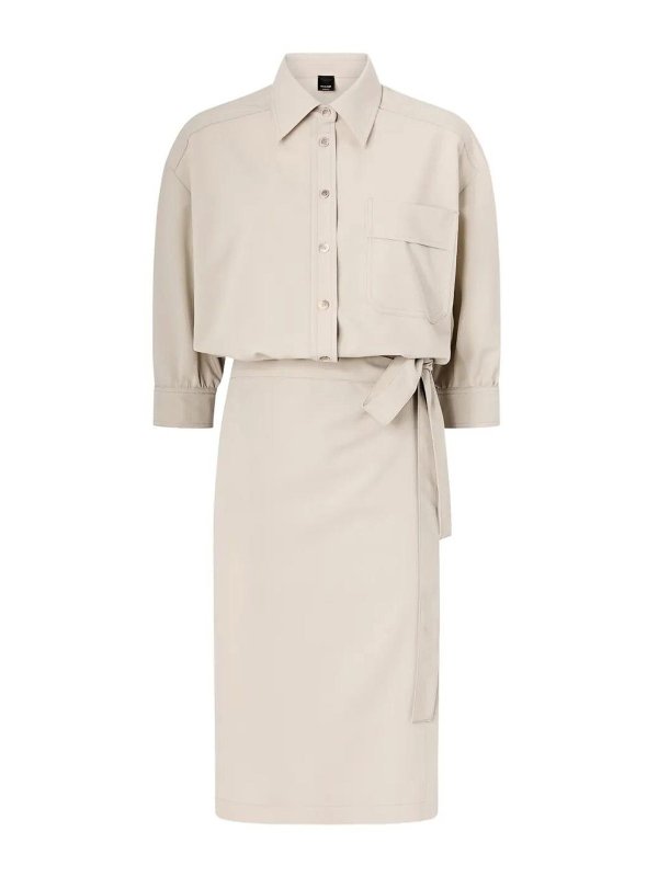 Pinko: ニーレングスドレス - 膝丈ドレス - グレー