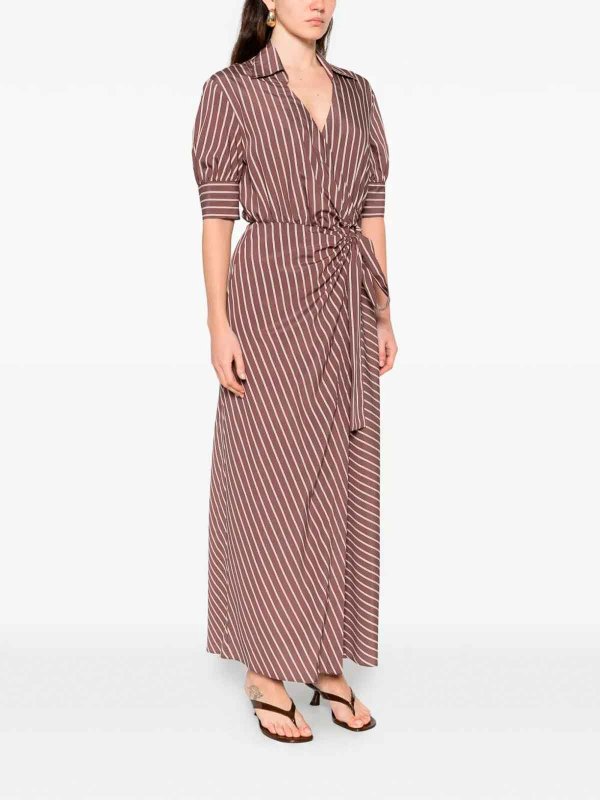 The Best Shops Pinko: Knielange Kleider - Knielanges Kleid - Bunt