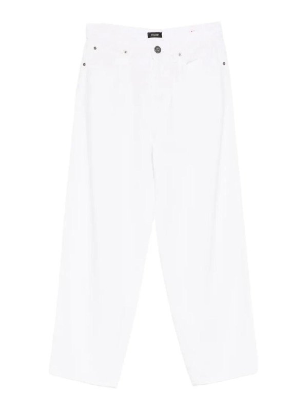 Pinko: ストレートジーンズ - ストレートジーンズ - 白