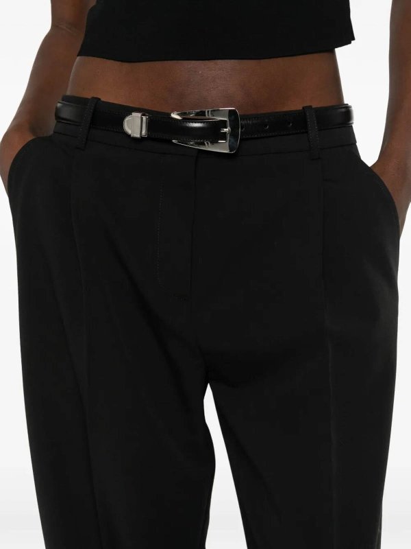 The Best Shops Pinko: カジュアルトラウザー - カジュアルパンツ - 黒