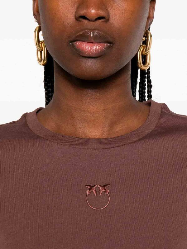 The Best Shops Pinko: T-shirts - T-Shirt - Braun