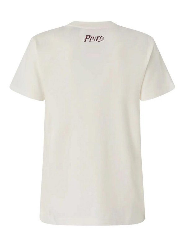 Pinko: T-shirts online - T-Shirt - Weiß