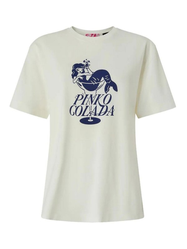 Pinko: T-shirts - T-Shirt - Weiß