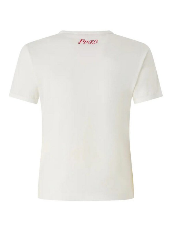 Pinko: T-shirts online - T-Shirt - Weiß