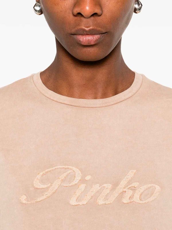 T-Shirt - Beige shop online: Pinko