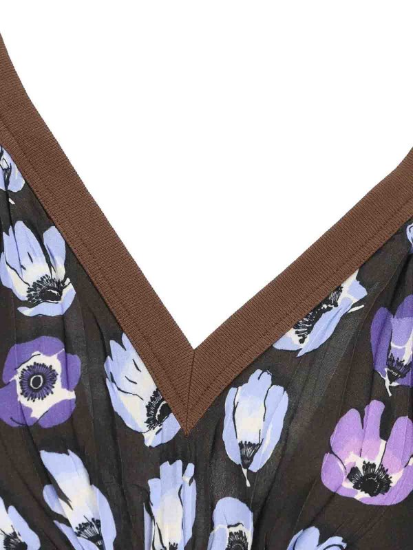 The Best Shops PRADA: knee length dresses - V-Neck Dress