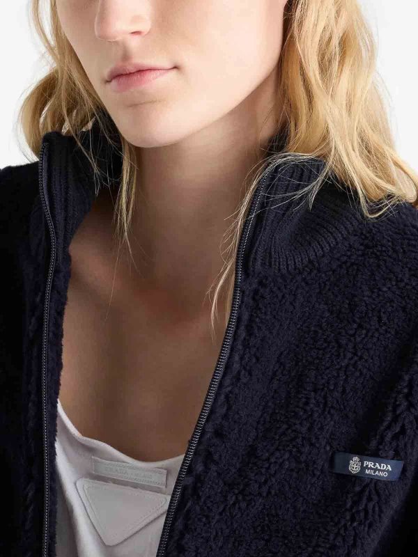 The Best Shops PRADA: casual jackets - Fleece Jacket
