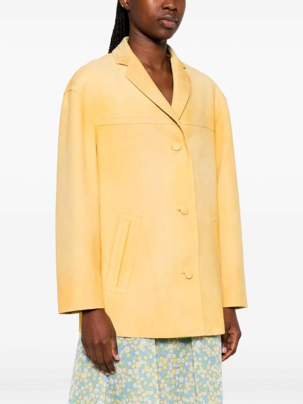 Leather Jacket shop online: PRADA