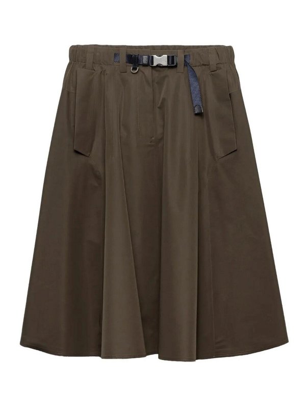 PRADA: Knee length skirts & Midi - Technical Fabric Skirt