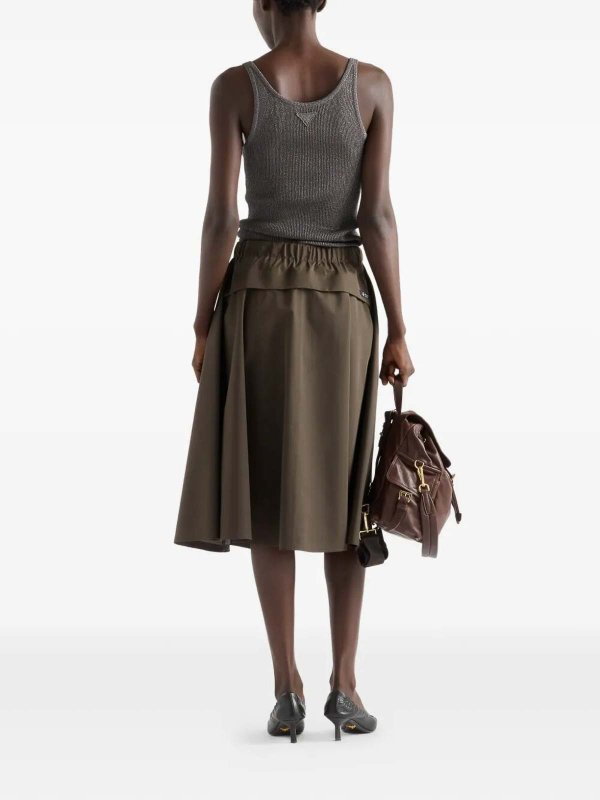 PRADA buy online Technical Fabric Skirt