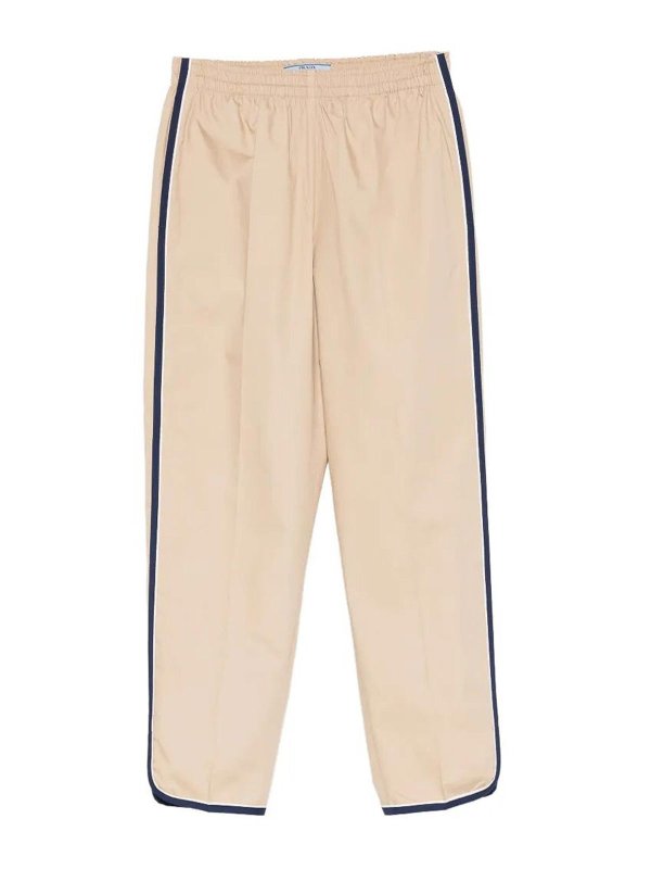 PRADA: casual trousers - Popeline Pants