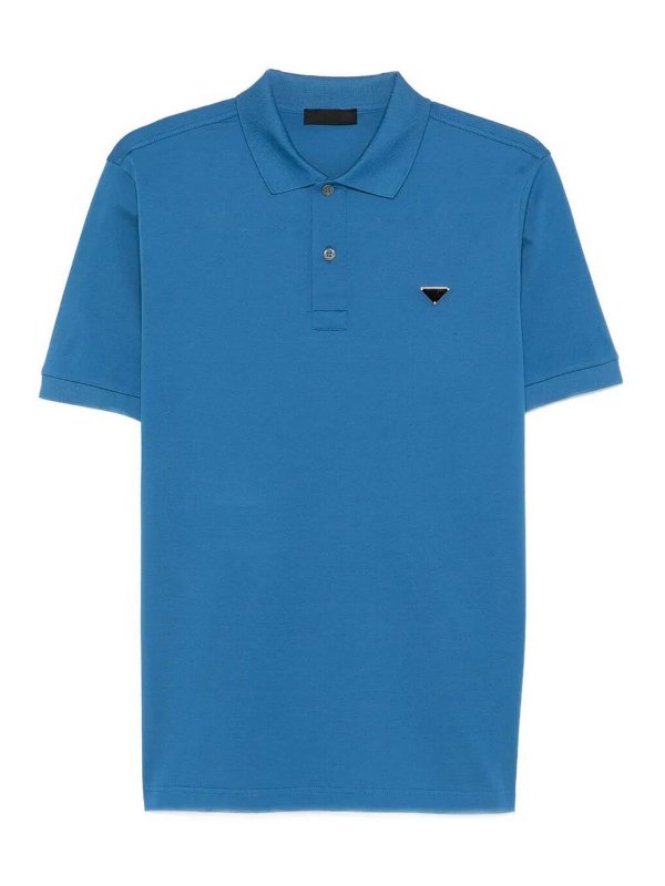 PRADA: polo shirts - Piquet Polo Shirt
