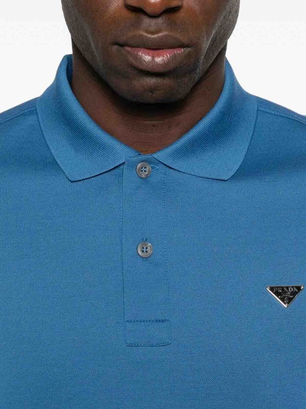 The Best Shops PRADA: polo shirts - Piquet Polo Shirt