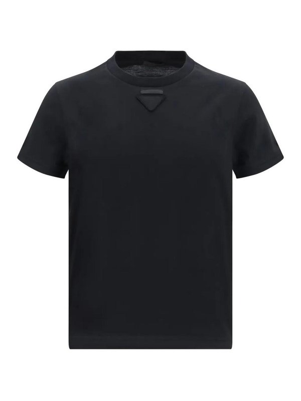 PRADA: t-shirts - Jersey T-Shirt