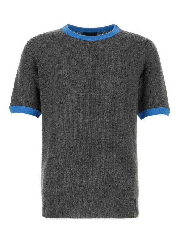 PRADA: t-shirts - Cashmere T-Shirt