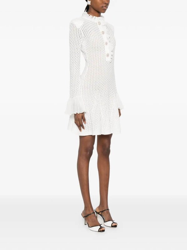 Kurzes Kleid - Weiß shop online: Self Portrait