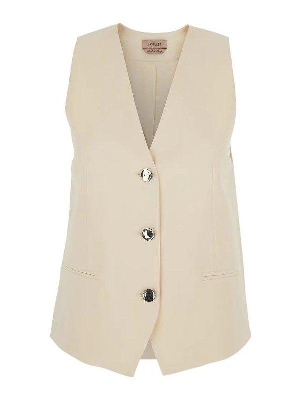 TWINSET: Westen - Weste - Orange