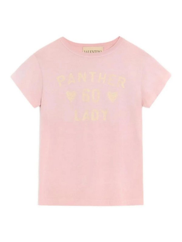 VALENTINO: Tシャツ - Tシャツ - ヌードカラー