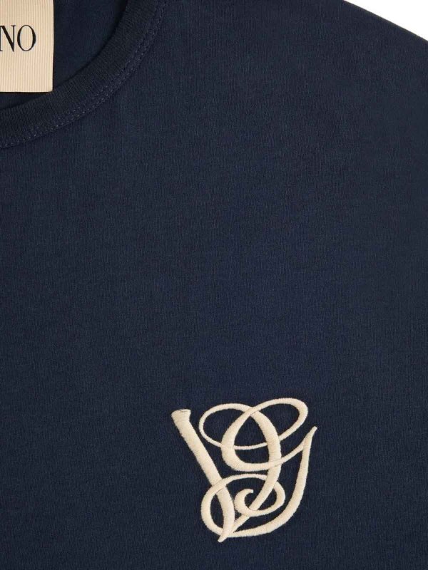 The Best Shops VALENTINO: T-shirts - T-Shirt - Dunkelblau