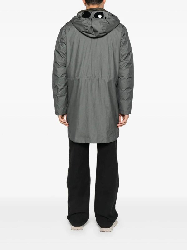 C.P. COMPANY buy online ロングコート - ライトグレー