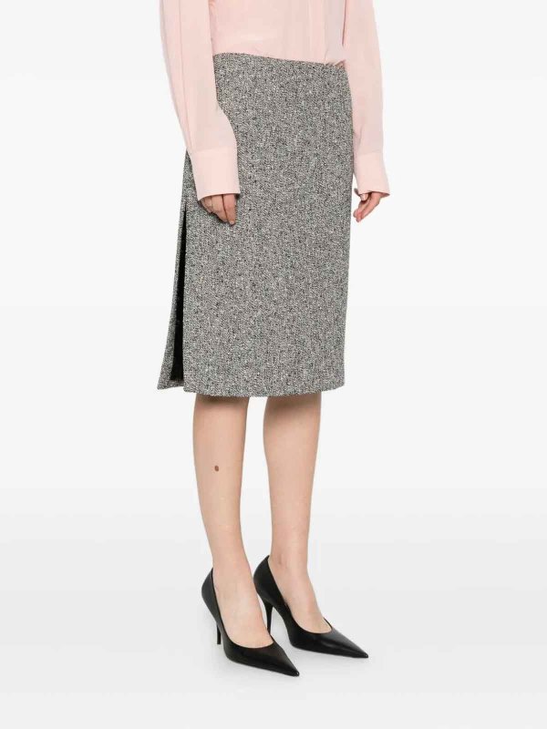 Double Wool Skirt shop online: GUCCI