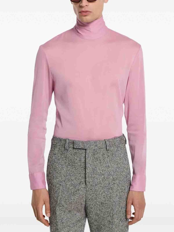 GUCCI: Turtlenecks & Polo necks online - Silk Stretch Chiffon High Neck