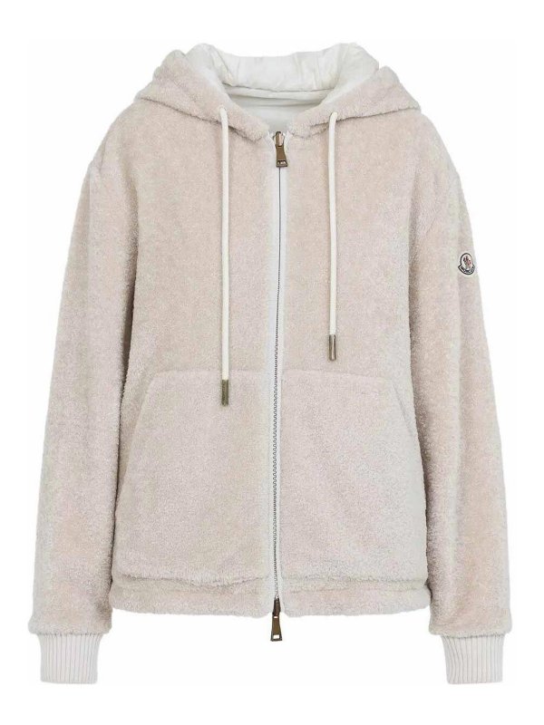 MONCLER: Cardigans - Cardigan - Weiß