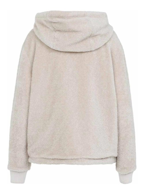 MONCLER: Cardigans online - Cardigan - Weiß